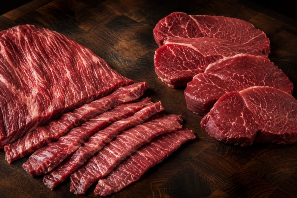 Beef loin cuts